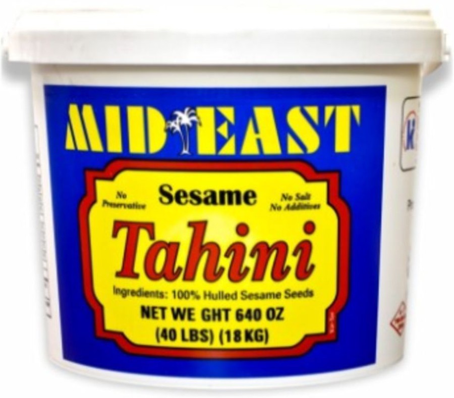 Imported Tahini Ground Sesame Spread - 40 lb Tub