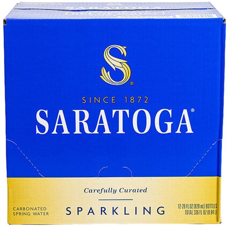 Sparkling Spring Water - 12/28 oz glass bottles
