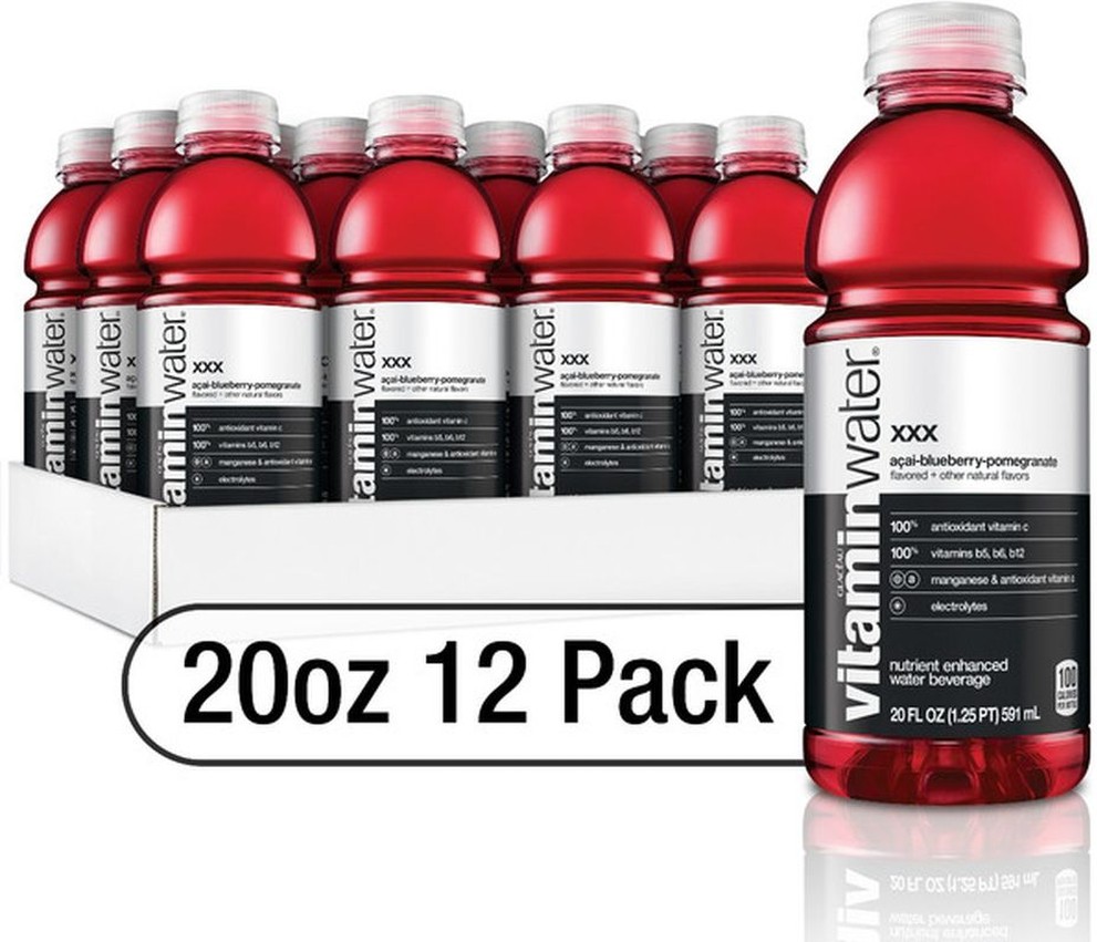 XXX, Acai Blueberry Pomegranate Bottles, 20 fl oz, 12 Pack