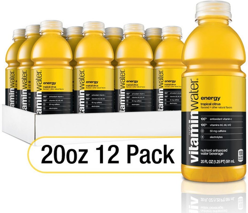 Energy, Tropical Citrus Bottles, 20 fl oz, 12 Pack