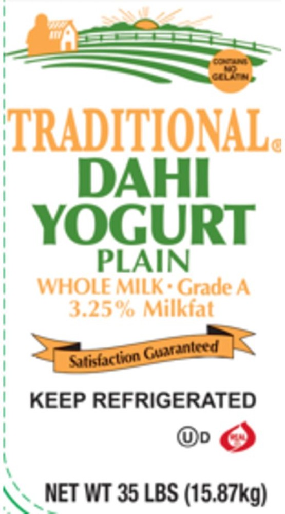 Traditional Dahi Yogurt - 35 Lb