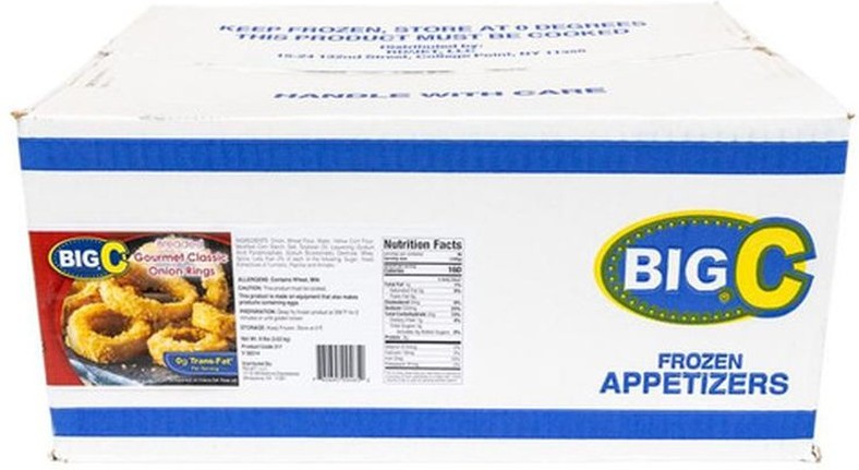 Frozen - Breaded Gourmet Steak Cut Onion Rings - 4/2 lbs