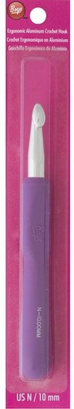 Ergonomic Aluminum Crochet Hook
