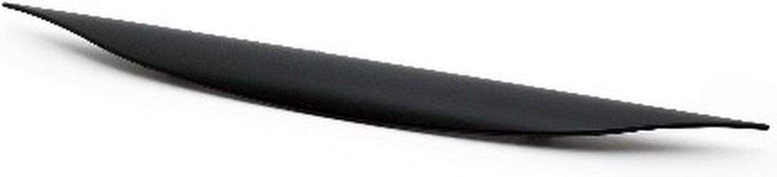 Swansea 5-1/16-in , 128mm Center to Center Matte Black Oval Finger Drawer Pull