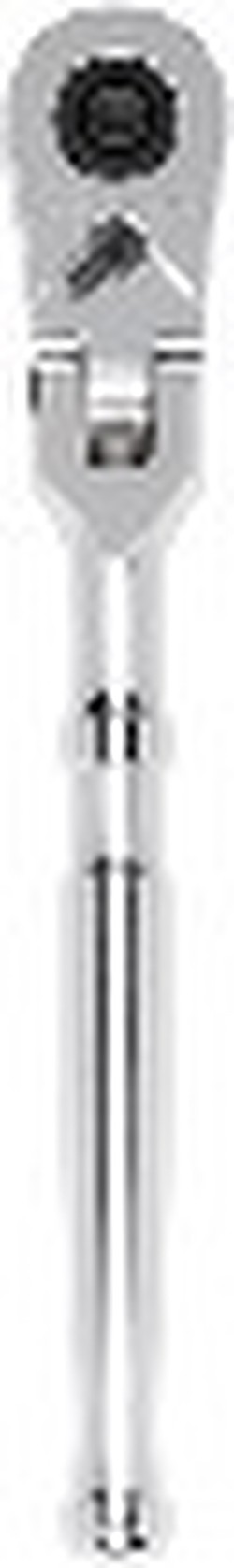 90 -Tooth 1/4-in Drive Full polish Handle Flexible Head Ratchet