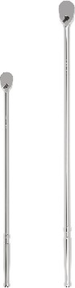 2 90 3/8-in 1/2-in Drive Full polish Handle Ratchet Set