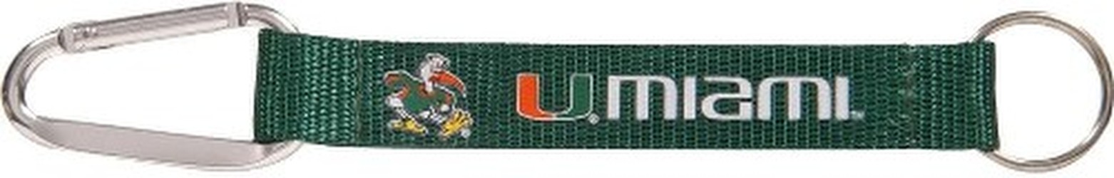 Miami Hurricanes Sports Team Colors Keychain
