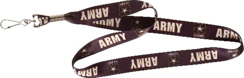 US Army Black Lanyard
