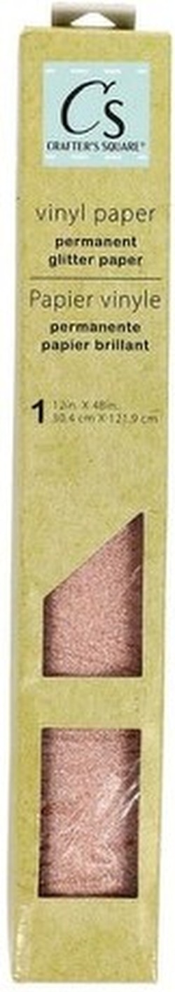 Glitter Vinyl Paper - Rose Gold - 12" x 48"