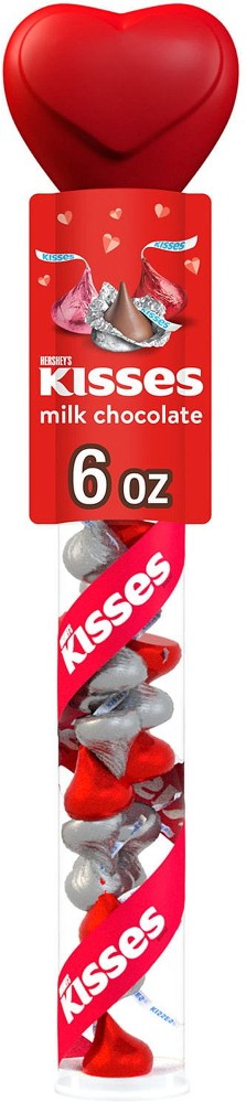 KISSES Valentine Milk Chocolate Candy Cane, 6 oz.