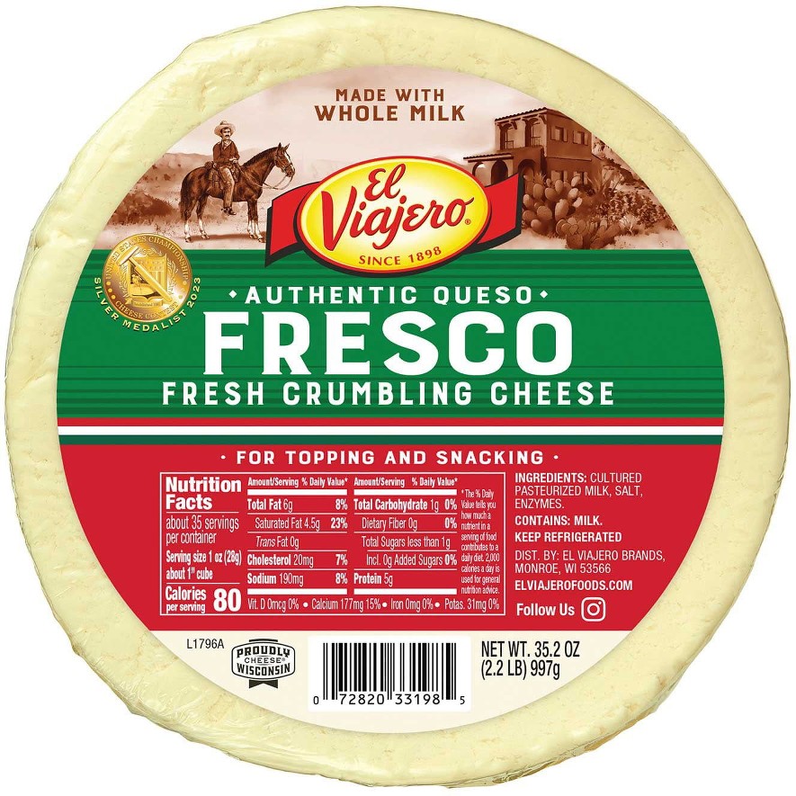 Queso Fresco 2.2 lbs.
