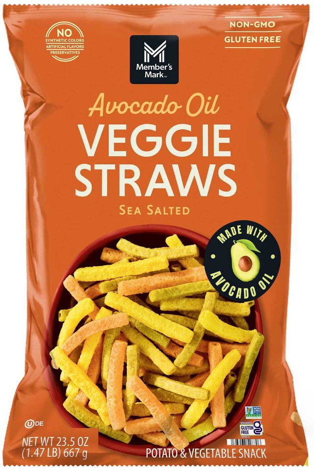 Avocado Oil Veggie Straw Sea Salt, 23.5 oz.