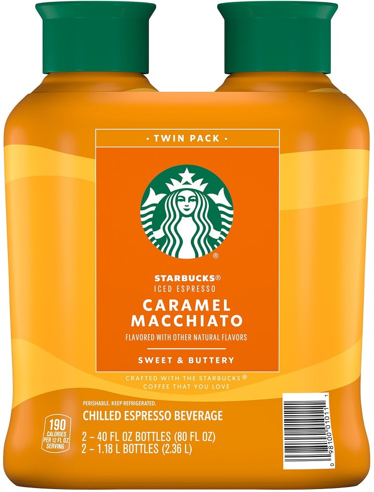 Iced Espresso Beverage, Caramel Macchiato, 40 fl. oz., 2 pk.