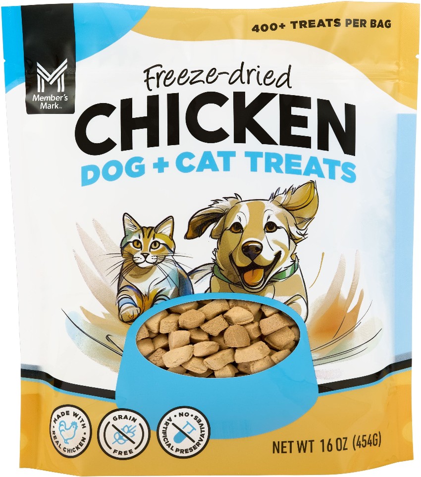 Freeze Dried Chicken Treat, Dog and Cat, 16 oz.