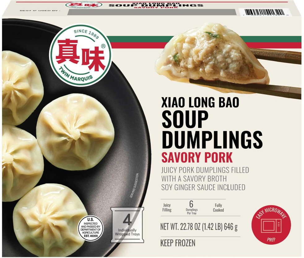 Savory Pork Soup Dumplings, Frozen, 22.78 oz.