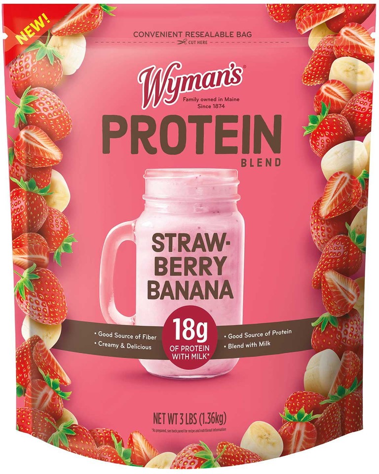 Strawberry Banana Protein Blend, Frozen, 3 lb.