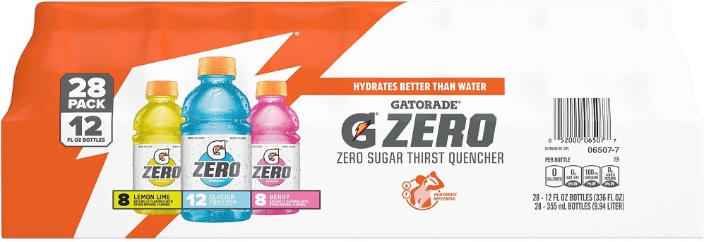 Zero Sugar Thirst Quencher Variety Pack, 12 fl. oz., 28 pk.