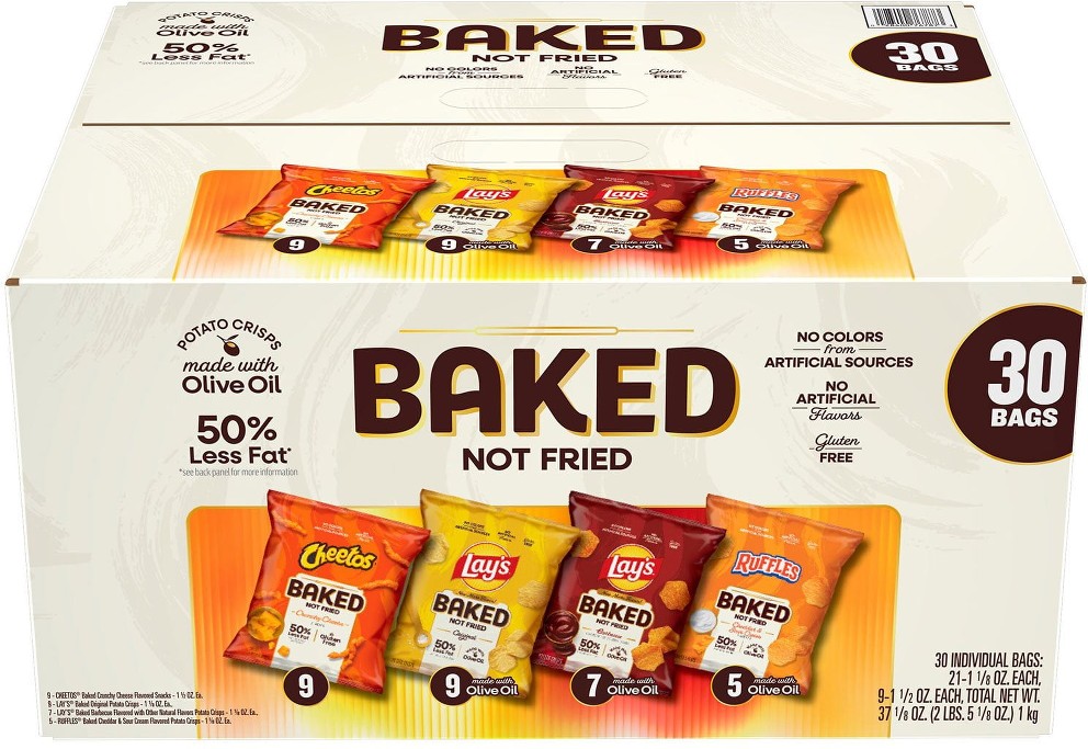 Baked Variety Pack Chips, 30 pk.