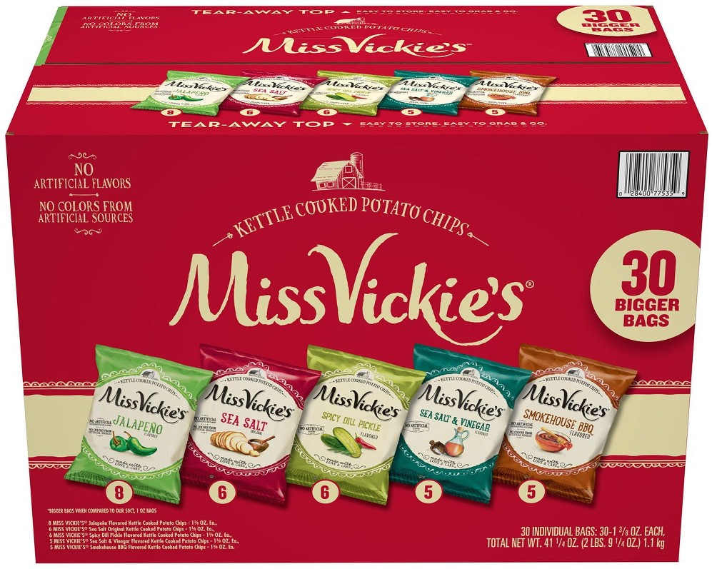 Miss Vickie's Variety Pack Potato Chips, 30 pk.