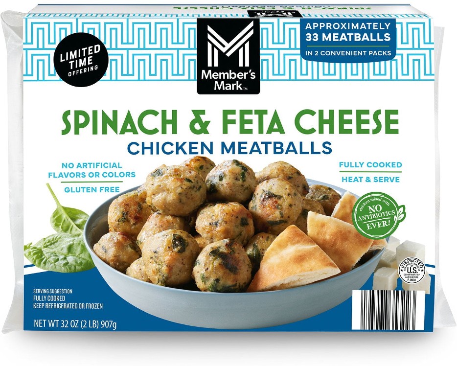 Spinach and Feta Chicken Meatball (32 oz.)