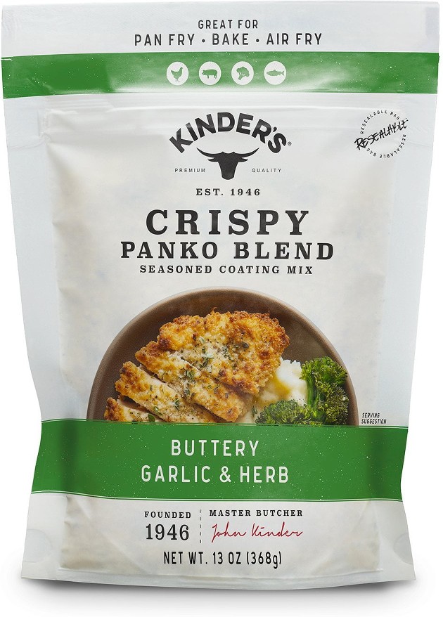 Buttery Garlic & Herb Seasoned Coating Mix, 13 oz.