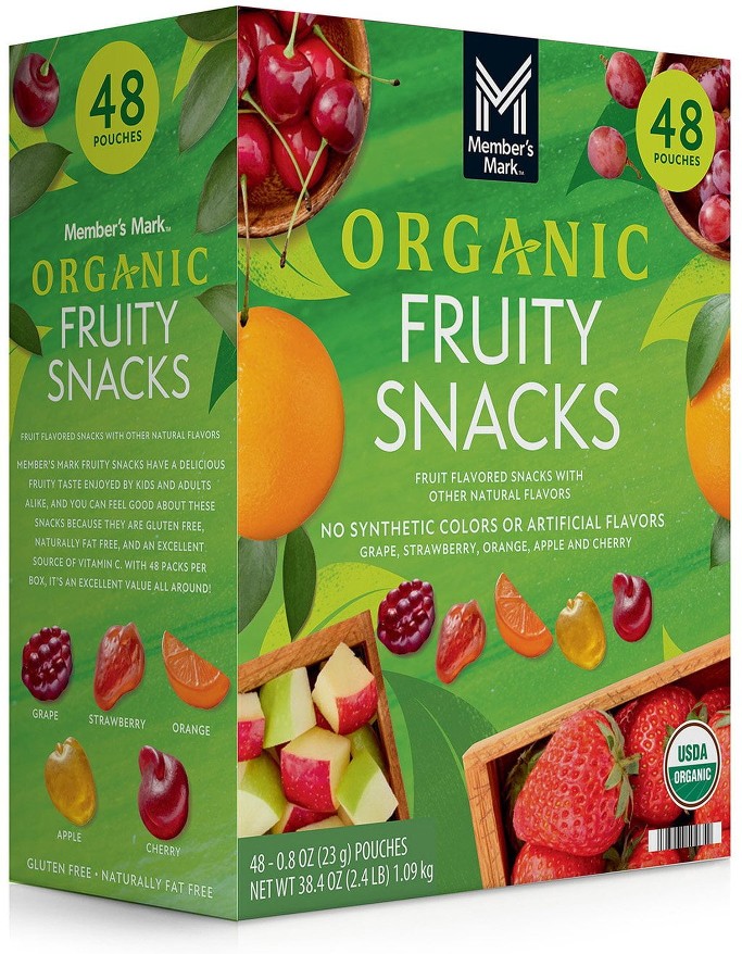 Organic Fruit Snacks, 48 ct.
