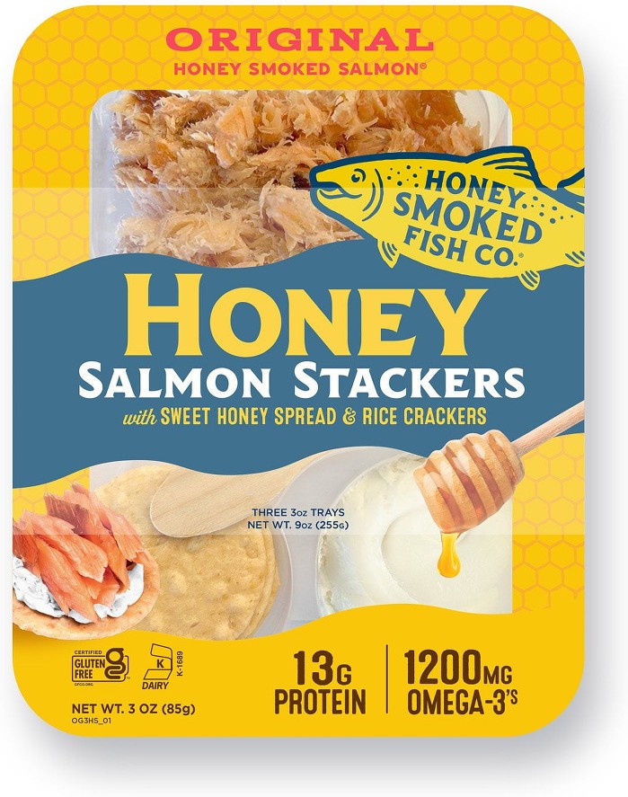 Honey Salmon Stackers, 3 oz., 3 pk.