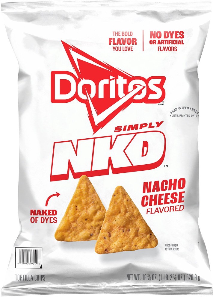 Simply NKD Nacho Cheese Flavored Tortilla Chips, 18.375 oz.