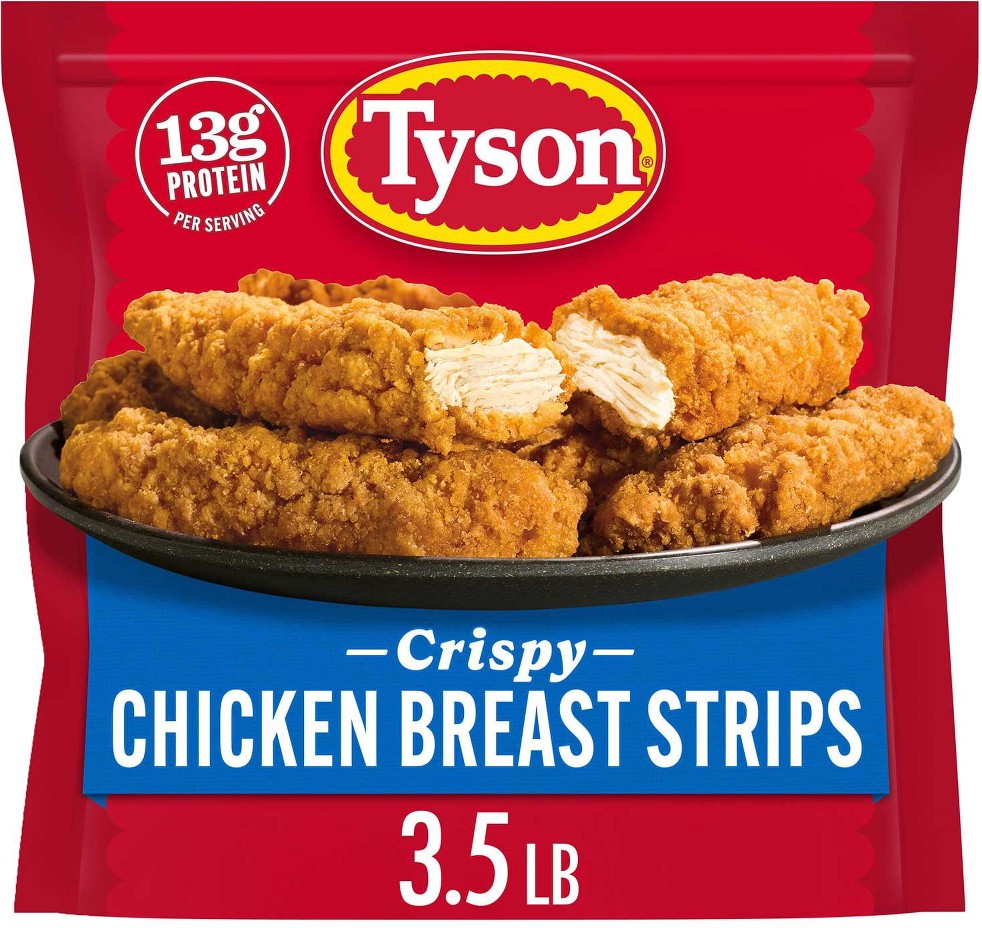 Crispy Chicken Breast Strips, Frozen, 3.5 lbs.