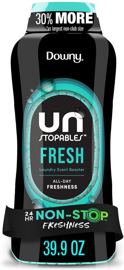 Unstopables In-Wash Laundry Scent Booster Beads, Fresh, 39.9 oz