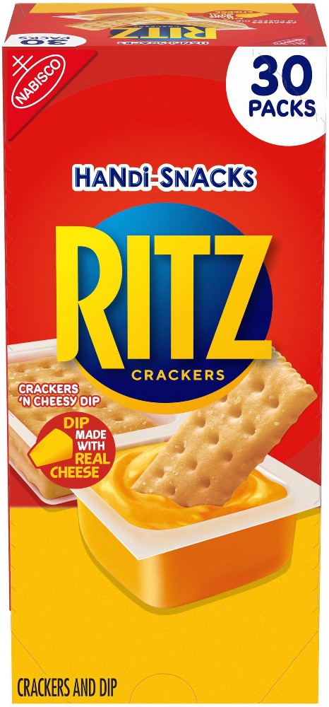 Handi-Snacks Crackers and Cheese Dip, 0.95 oz., 30 pk.