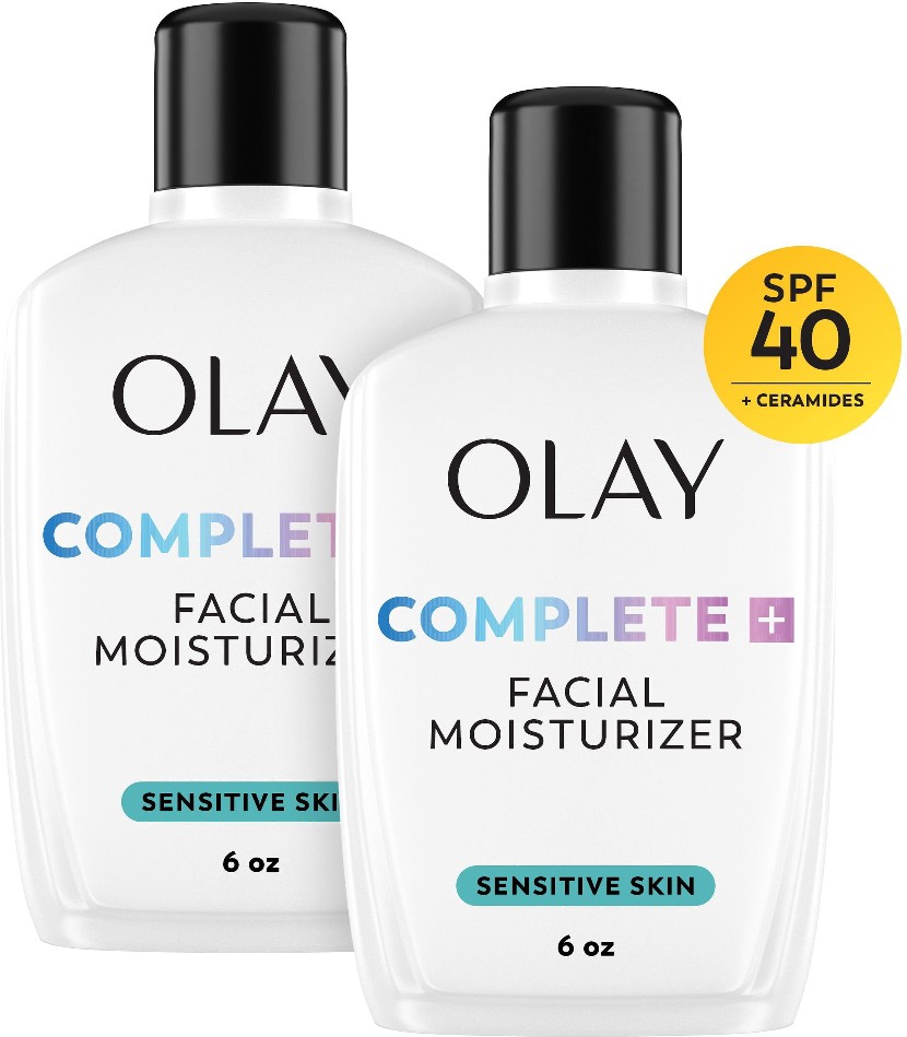 Complete + Sensitive Moisturizer, SPF 40, 6 fl. Oz., 2 pk.