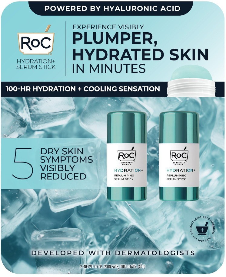 Hydration+ Replumping Serum Stick, 0.7 fl. oz., 2 pk.