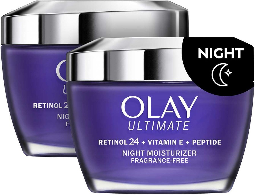 Ultimate Retinol 24 + Vitamin E + Peptide Night Moisturizer, 1.7 oz., 2 pk.