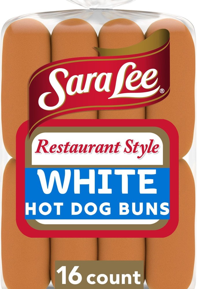 Restaurant Style White Hot Dog Buns 16 ct.