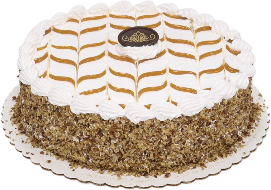 10" Tres Leches Style Cake with Strawberry Filling