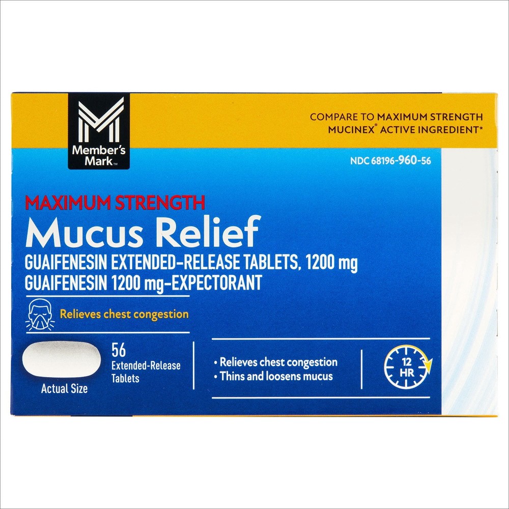 Maximum Strength Mucus Relief DM Extended Release Tablets, 56 ct.