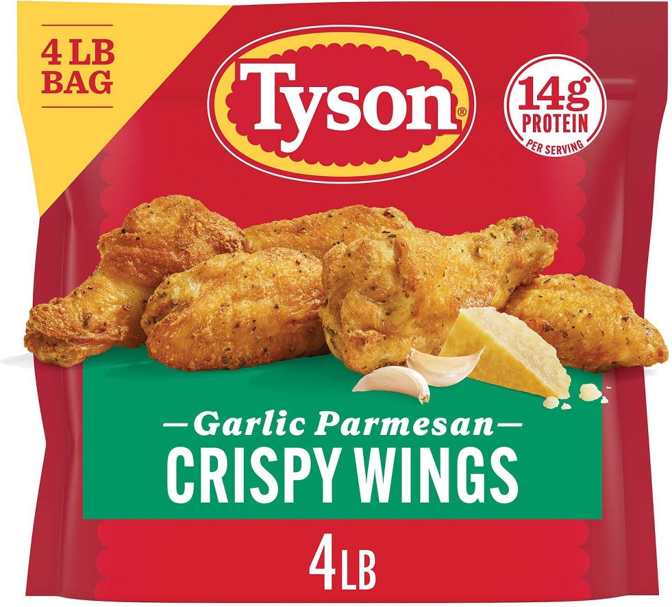 Garlic Parmesan Bone-In Oven Roasted Crispy Chicken Wings, Frozen, 4 lbs.