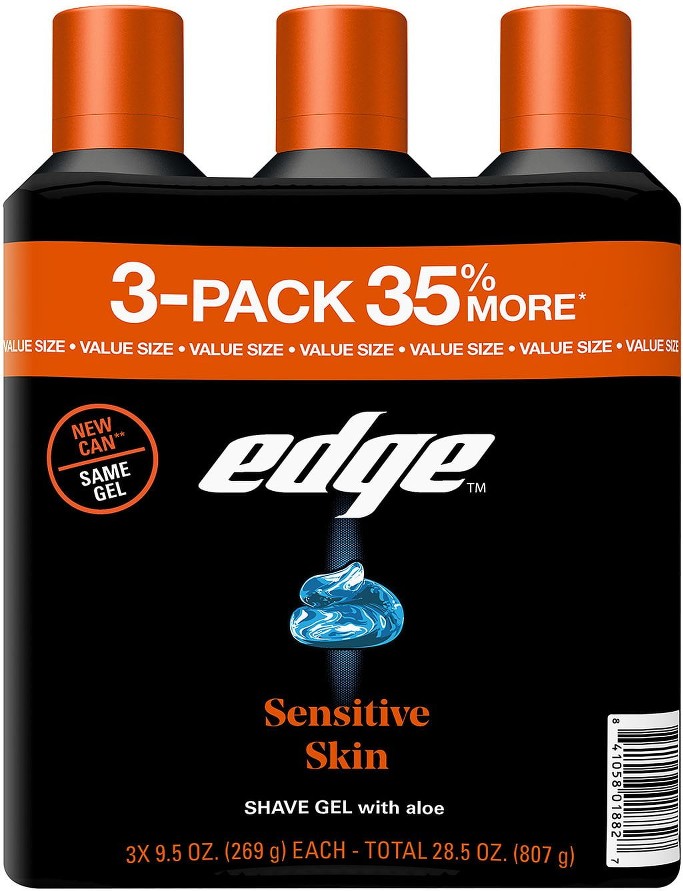 Sensitive Skin Shaving Gel for Men, 9.5 oz., 3 pk.