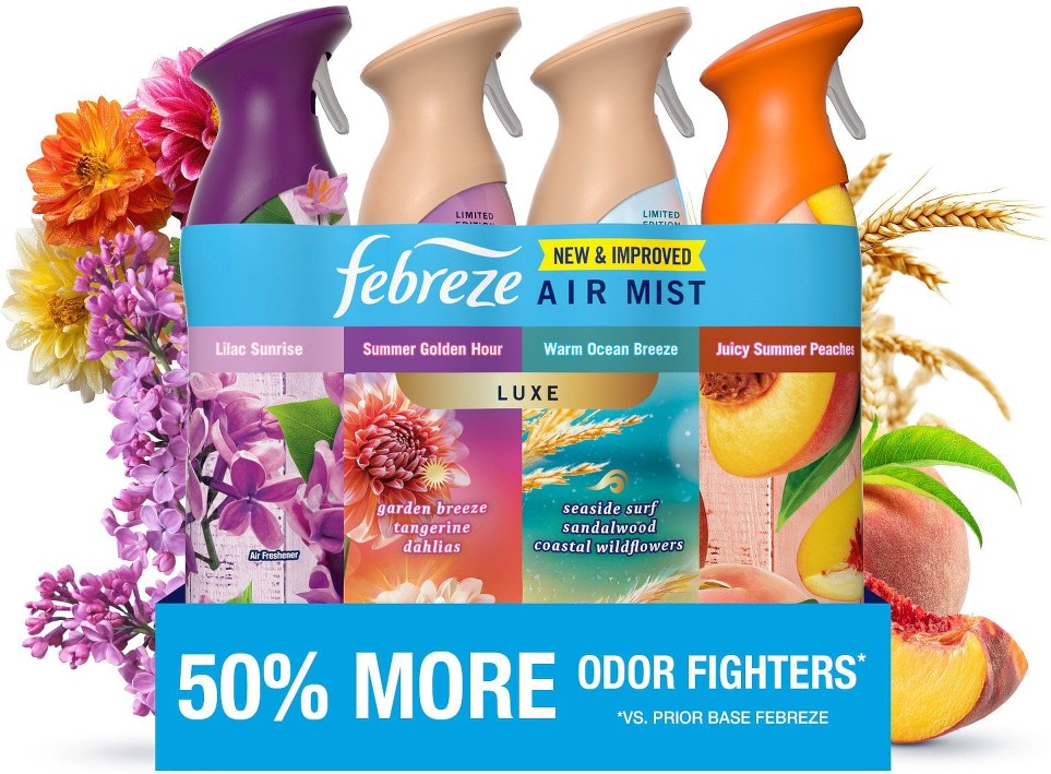 Air Mist Air Freshener Spray, Spring Mixed Scent, 4ct., 32.4 oz.