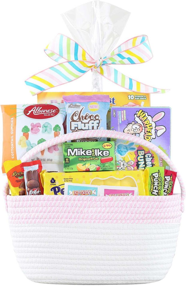 Pink Rope Variety Pack Candy Easter Basket