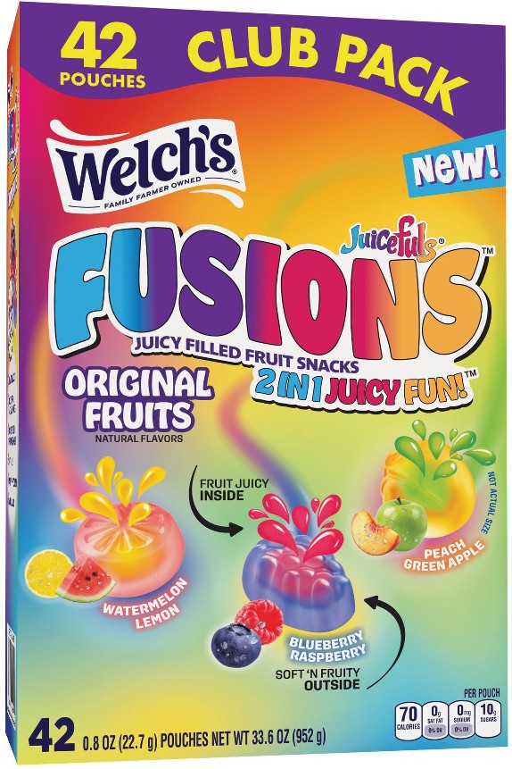 Juicefuls Fusions Fruit Snacks, 0.8 oz., 42 pk.