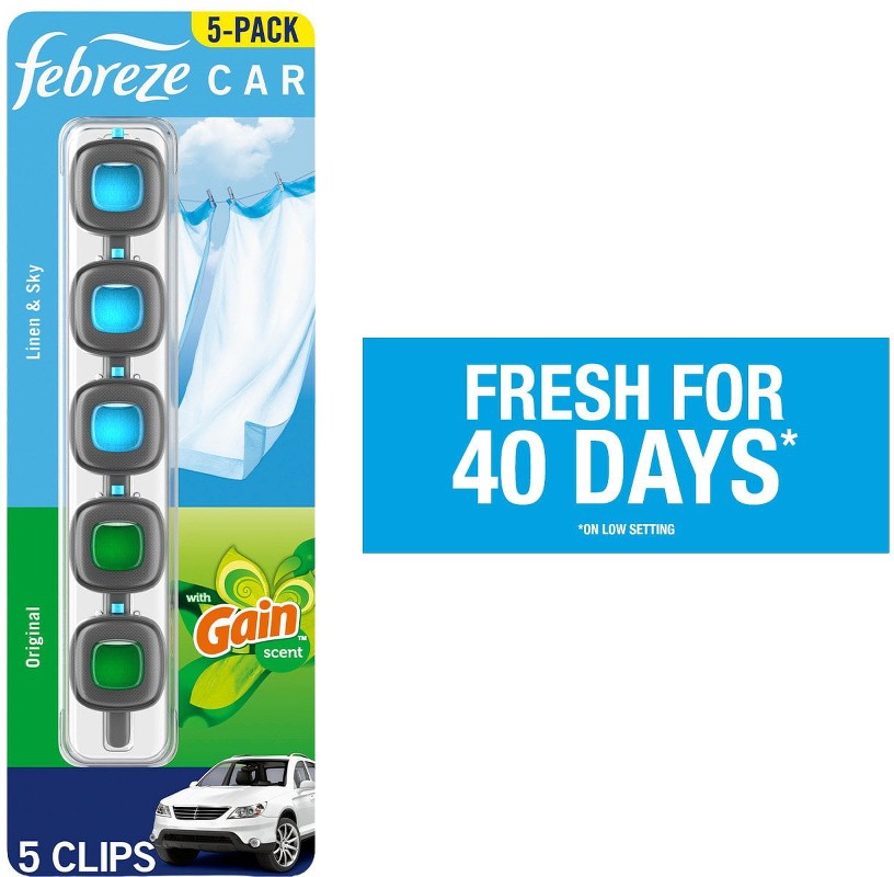 Car Air Freshener Vent Clips, Choose Scent