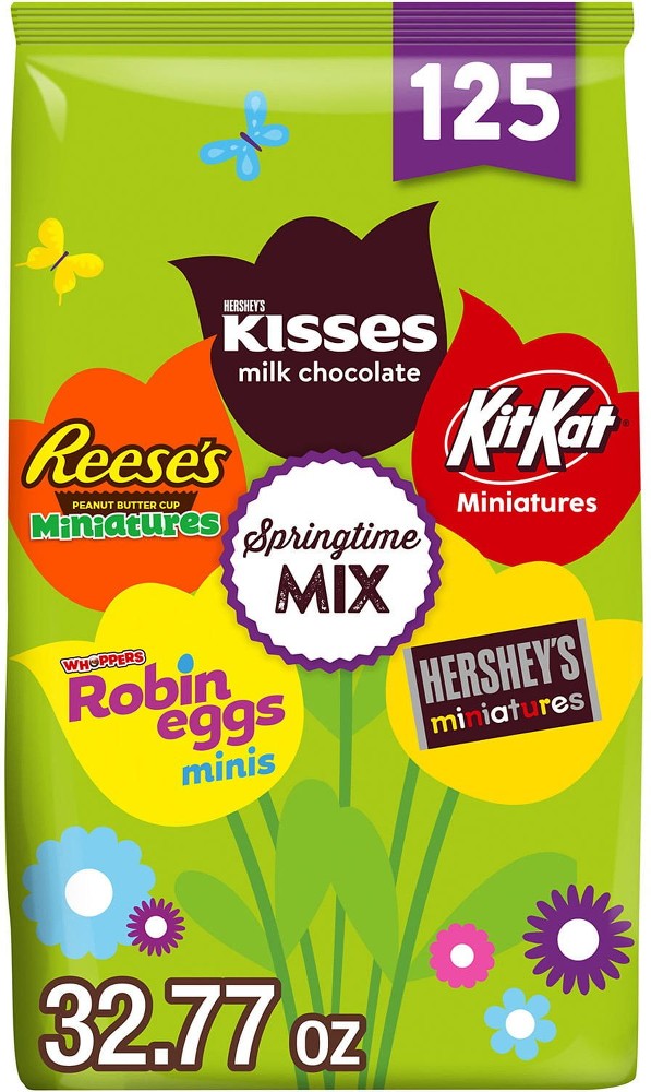 Easter Springtime Mix Chocolate Candy, Variety Pack, 125 pcs.