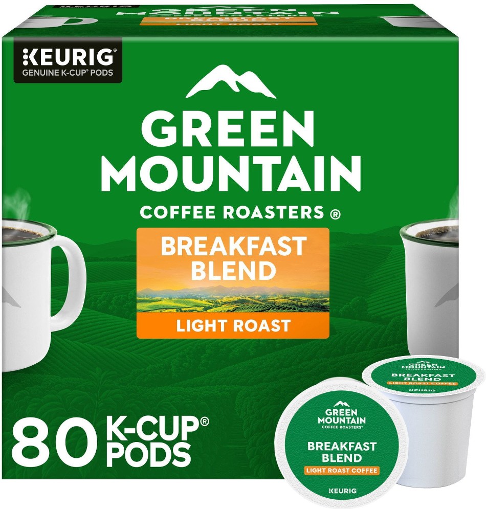 Roasters Light Roast Coffee Pods, Breakfast Blend, 80 ct.