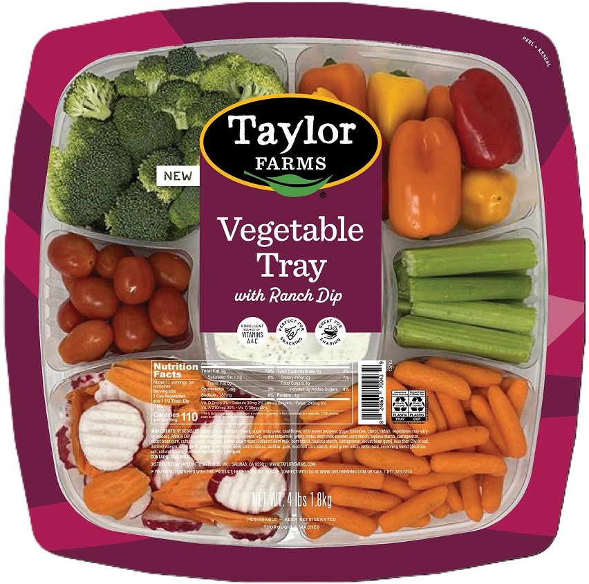 Vegetable Tray with Ranch Dip, 4 lbs.