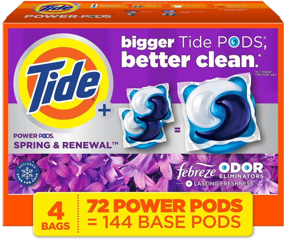 Power Pods Laundry Detergent with Febreze, Spring & Renewal