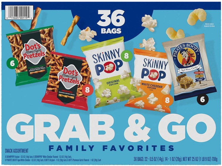 Family Favorites Mix, Variety Pack Snacks, 36 pk.