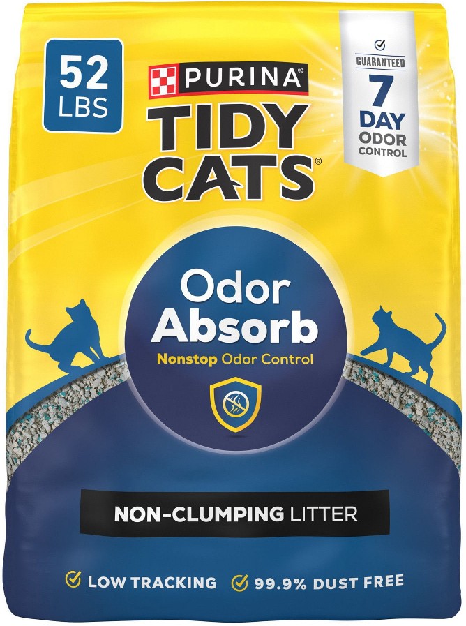 Tidy Cats Litter, Natural Clay Product With Deodorizing System, 52 lb. Bag
