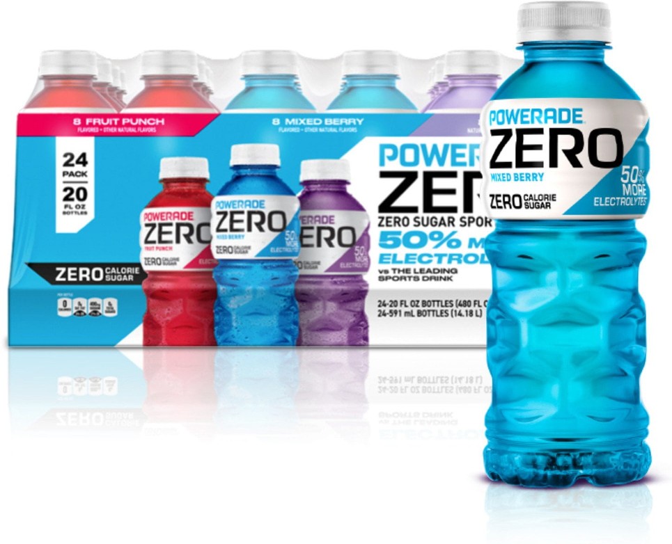 ZERO Variety Pack Sports Drink, 20 fl. oz., 24 pk.